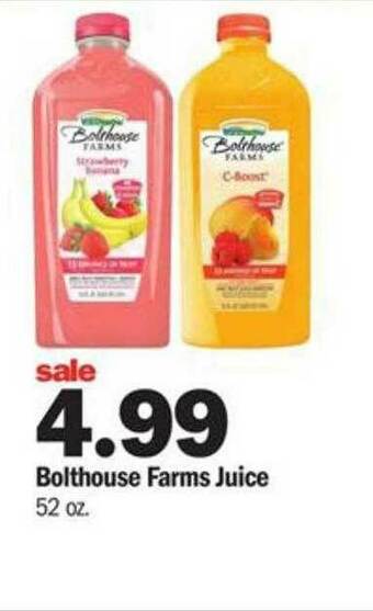 Meijer Bolthouse Farms Juice offer