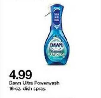 Target Dawn Ultra Powerwash 16-oz Dish Spray offer