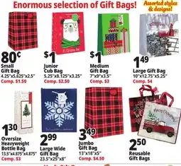 Ocean State Job Lot Christmas Gift Bags offer