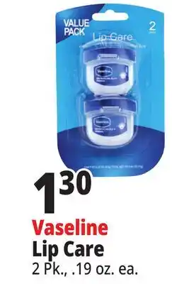 Ocean State Job Lot Vaseline Lip Care 2 Pack offer