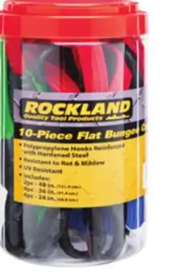Ocean State Job Lot Rockland Flat Bungee Cords 10 pc offer