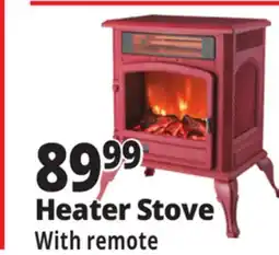 Ocean State Job Lot Freestanding Mini Stove Heater Red offer