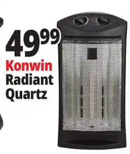 Ocean State Job Lot Konwin Infrared Quartz Tower Heater with Fan offer