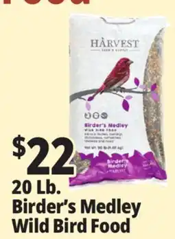 Ocean State Job Lot Harvest Birder's Medley Wild Bird Food 20 lbs offer