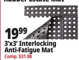 Ocean State Job Lot 3'x3' Interlocking Anti-Fatigue Mat offer