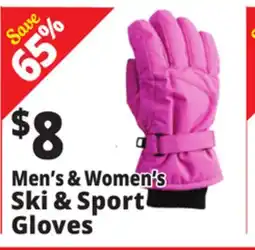 Ocean State Job Lot Men's & Women's Ski & Sport Gloves offer