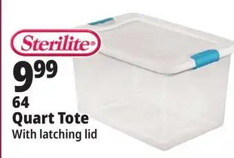 Ocean State Job Lot Sterilite Latch Top Storage Box 64 Qt offer