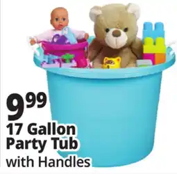 Ocean State Job Lot Gracious Living Party Tub with Rope Handles 17.8 Gal offer