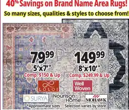 Ocean State Job Lot Area Rugs offer