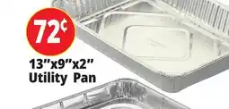 Ocean State Job Lot Aluminum Utility Pan offer