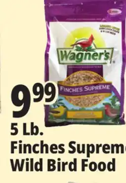 Ocean State Job Lot Wagner's Finches Supreme Premium Wild Bird Food 5 lbs offer