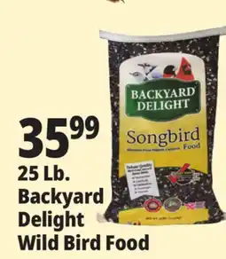 Ocean State Job Lot Backyard Delight Songbird Food 25 lbs offer