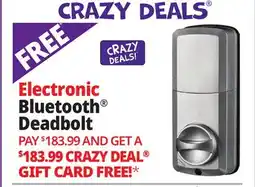 Ocean State Job Lot Master Lock Bluetooth Deadbolt Silver offer