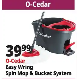 Ocean State Job Lot O-Cedar Easy Wring Spin Mop & Bucket System offer