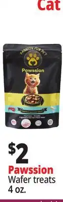 Ocean State Job Lot Pawssion Wafer treats offer