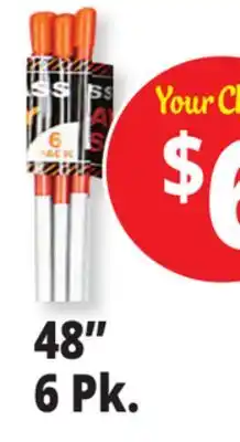 Ocean State Job Lot 48 Fiberglass Driveway Stakes 6 Count offer