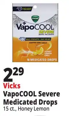 Ocean State Job Lot Vicks VapoCOOL Severe Medicated Drops offer