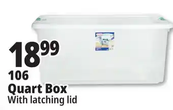 Ocean State Job Lot Sterilite Latch Top Storage Box 106 Qt offer