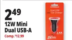 Ocean State Job Lot 12W Mini Dual USB-A offer