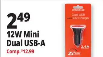 Ocean State Job Lot 12W Mini Dual USB-A offer