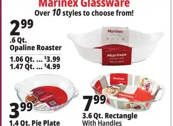 Ocean State Job Lot Marinex Glassware offer