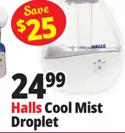 Ocean State Job Lot Halls Cool Mist Droplet offer