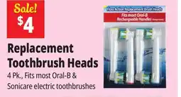 Ocean State Job Lot Dentacare Flexisoft Replacement Brush Heads 4 Count offer