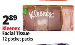 Ocean State Job Lot Kleenex Ultra Soft Pocket Pack Face Tissues 12 Count offer