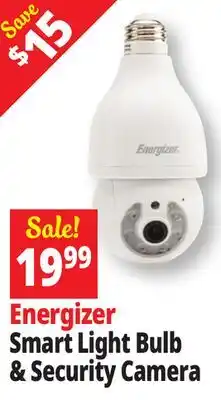 Ocean State Job Lot Energizer Smart Light Bulb & Security Camera offer