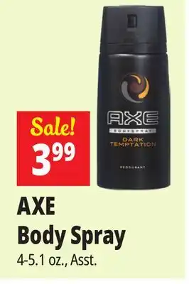 Ocean State Job Lot AXE Body Spray offer