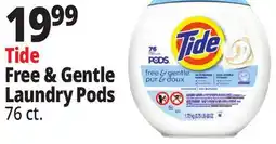 Ocean State Job Lot Tide Pods Free & Gentle Laundry Detergent Pacs 76 Count offer