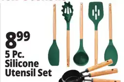 Ocean State Job Lot 5 Pc. Silicone Utensil Set offer