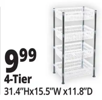Ocean State Job Lot 4-Tier All Purpose Shelves offer