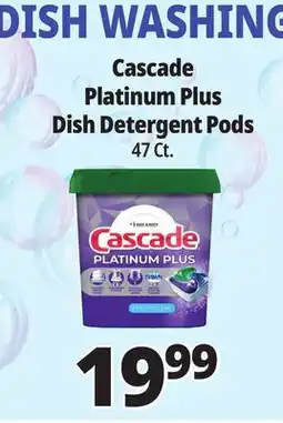 Ocean State Job Lot Cascade Platinum Plus Dishwasher Pods 47 Ct offer