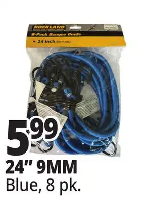 Ocean State Job Lot 24 9MM Bungee Cords offer