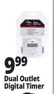 Ocean State Job Lot Dual Outlet Digital Timer offer