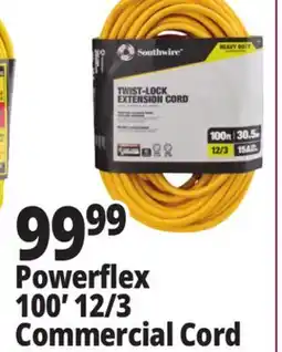 Ocean State Job Lot Powerflex 100' 12/3 Commercial Cord offer