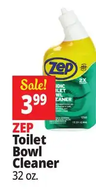 Ocean State Job Lot ZEP Acidic Toilet Bowl Cleaner 32 oz offer