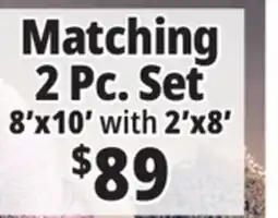 Ocean State Job Lot Bound Carpets Matching 2 Pc. Set offer