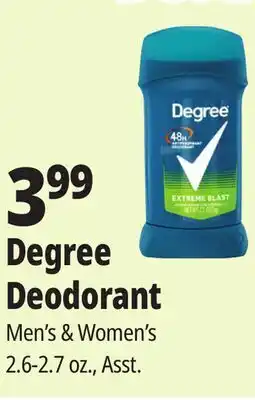 Ocean State Job Lot Degree Deodorant offer