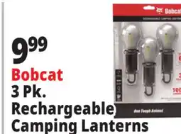 Ocean State Job Lot Bobcat 3 Pk. Rechargeable Camping Lanterns offer