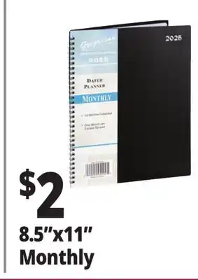 Ocean State Job Lot 8.5x11 Monthly offer