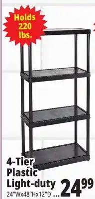 Ocean State Job Lot Maxit 5-Tier Heavy-Duty Plastic Shelving Unit offer