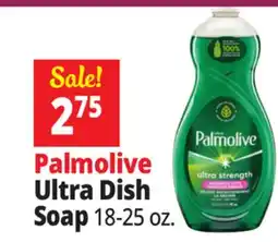 Ocean State Job Lot Palmolive Ultra Strength Dish Liquid 20 oz offer