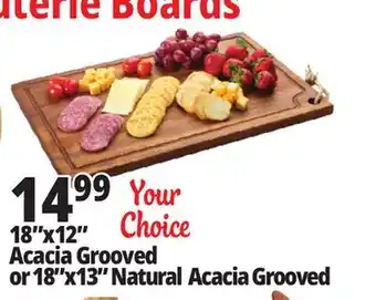 Ocean State Job Lot Smith & Callahan Oiled Acacia Cutting Board with Grooved Edge offer