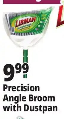 Ocean State Job Lot Libman Precision Angle Broom with Dustpan offer