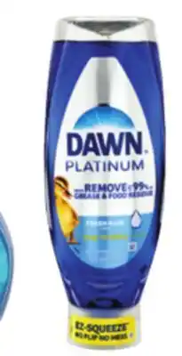 Ocean State Job Lot Dawn Platinum EZ-Squeeze Liquid Dish Detergent 24.3 oz offer