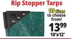 Ocean State Job Lot Rip Stopper Tarps offer