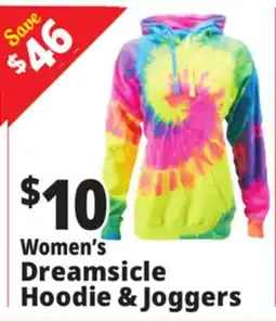 Ocean State Job Lot Women's Dreamsicle Hoodie & Joggers offer