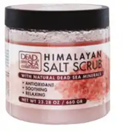 Ocean State Job Lot Dead Sea Himalayan Salt Scrub 23.28 oz offer